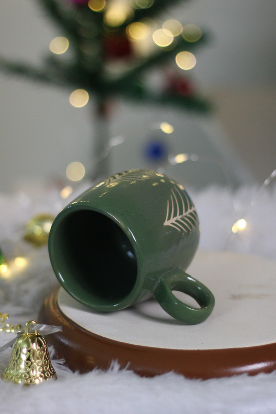 Handmade ceramic coffee mug 