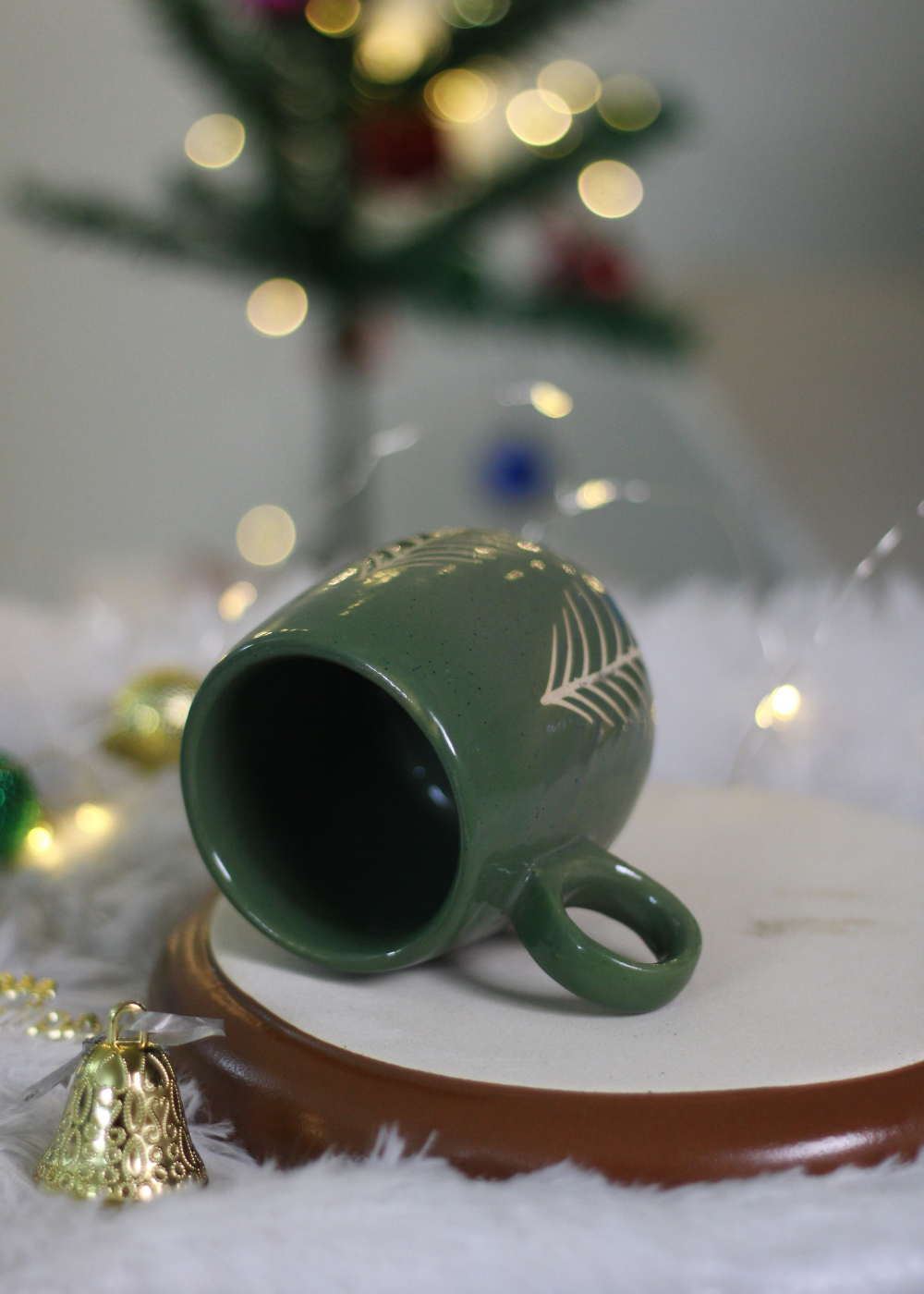 Handmade ceramic coffee mug 