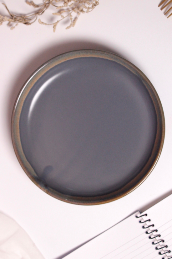 Grey Rimmed Platter