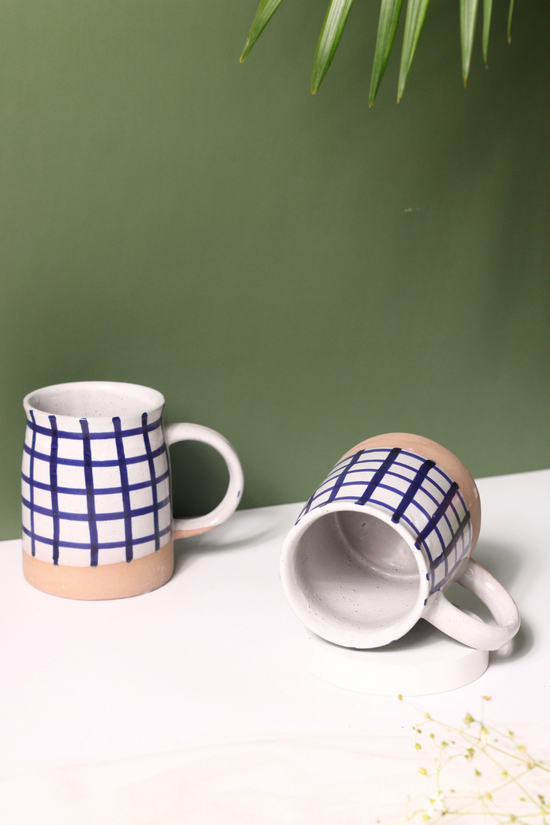 Two ceramic coffee mugs