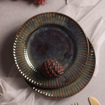 Olive spiky snack plates 