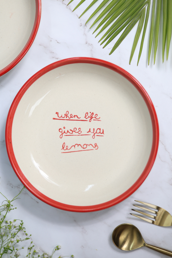 When Life Gives You Lemons - Pasta Plate