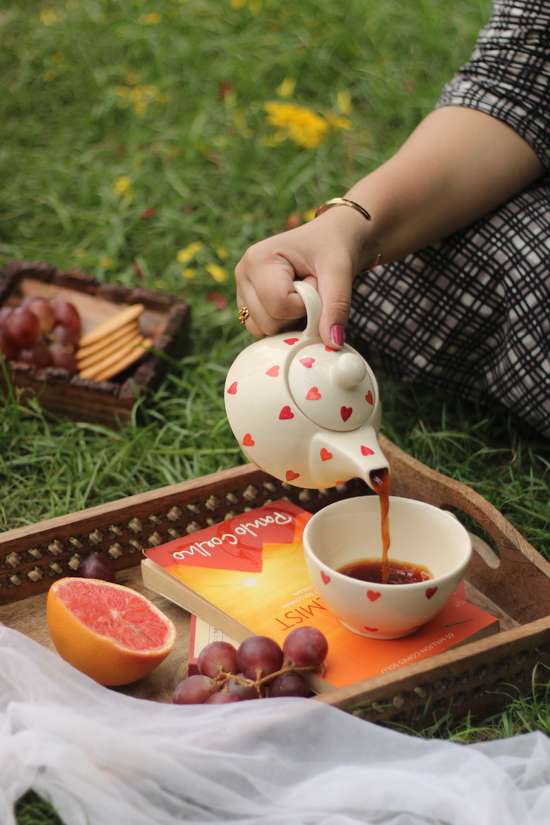 Handmade ceramic tea pot 