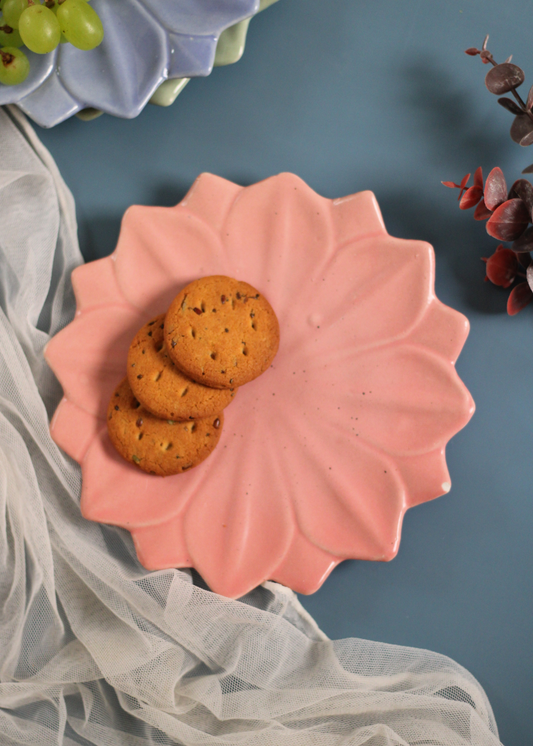 Pretty Pink Lotus Plate