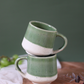 Green & White Chai Cup