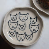 Cats - Handmade Dessert Plate
