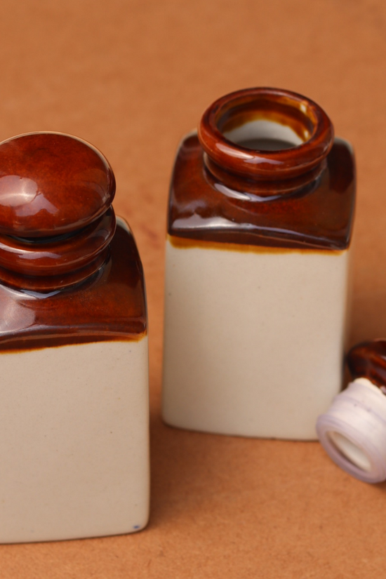 Ceramic old school jars 