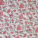 Rosy Pink Table Cloth Closeup Shot 