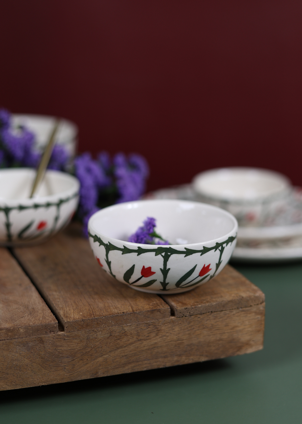 Ferns katories handmade ceramic 