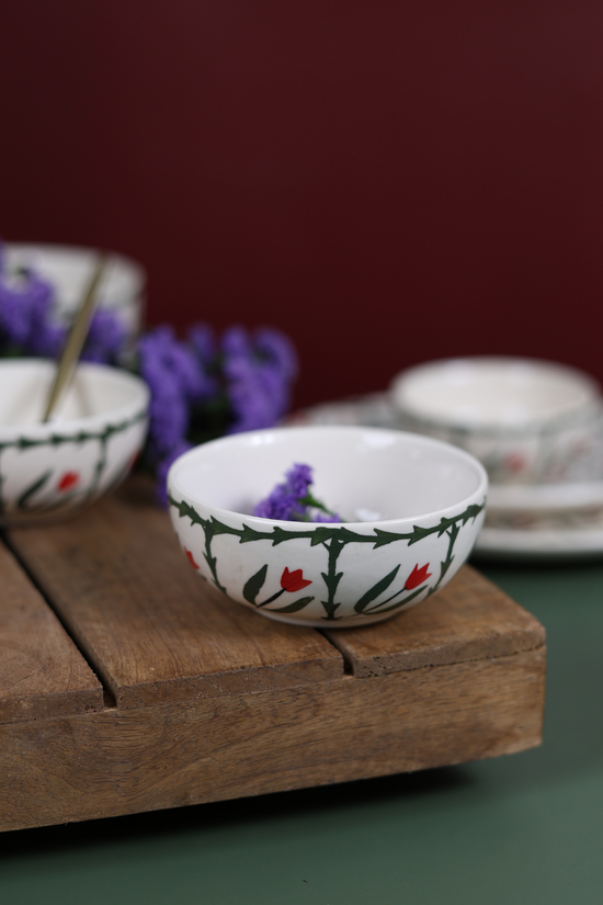 Ferns katories handmade ceramic 