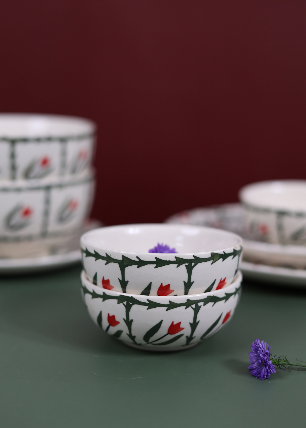 Ferns katories ceramic 