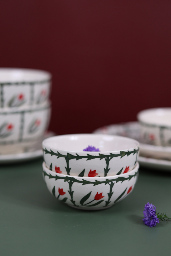 Ferns katories ceramic 