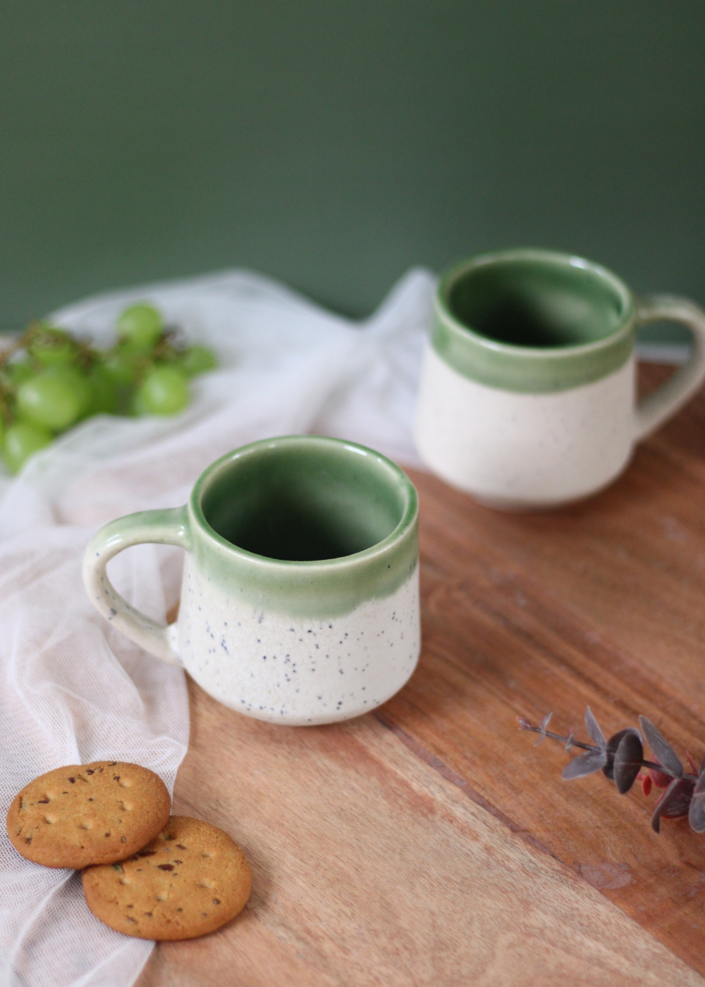 Green Meets White Chai Cup