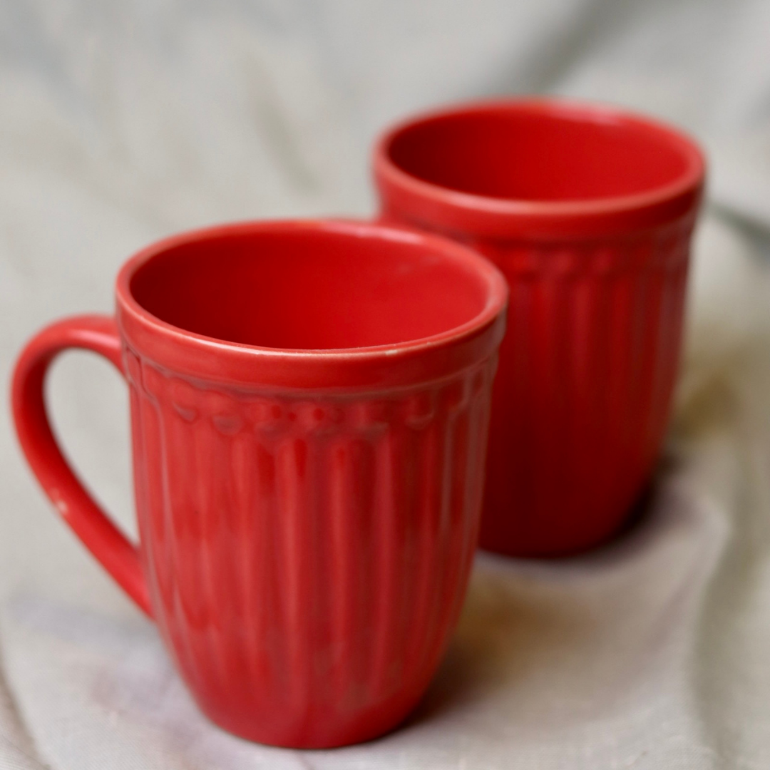 Red Vintage Mug