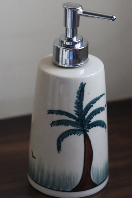 Handmade ceramic dispenser 