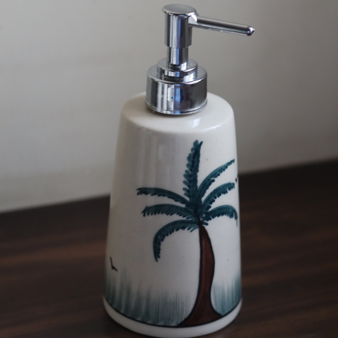 Handmade ceramic dispenser 