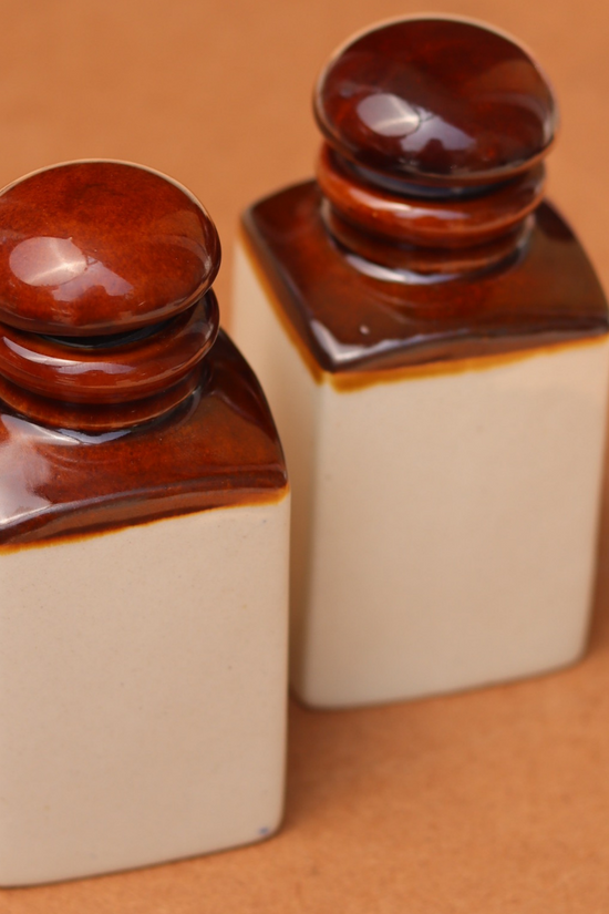 Old school masala jars