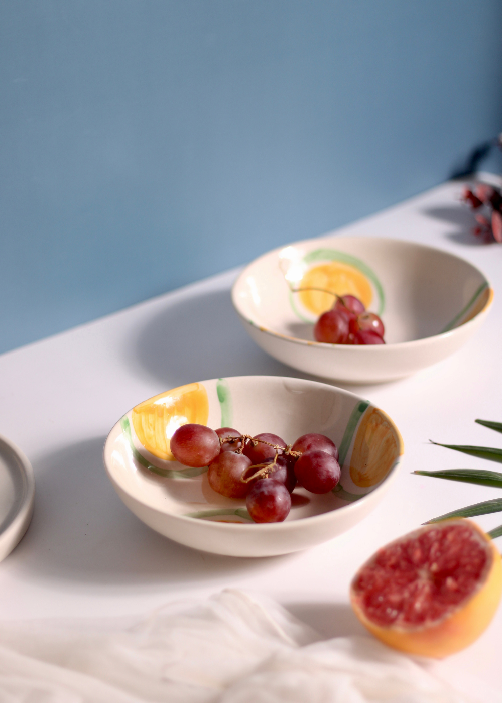 Yellow & Green Ring Bowls