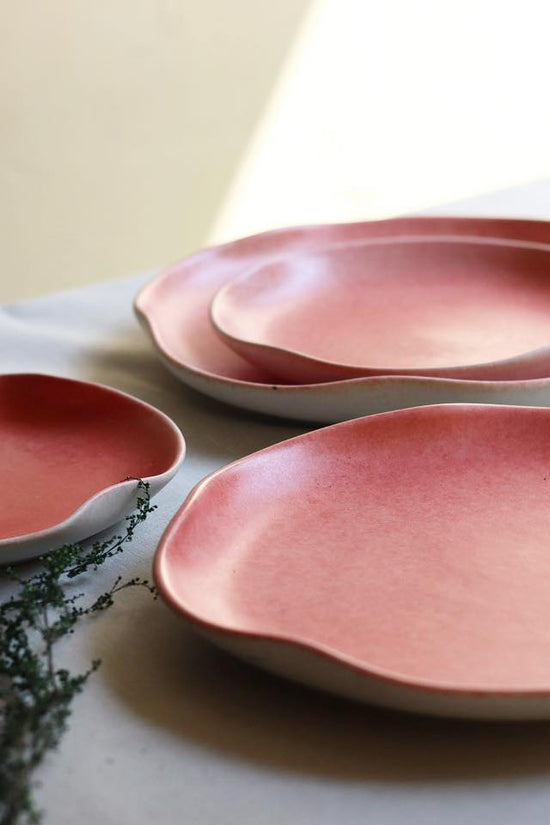 Handmade ceramic plates