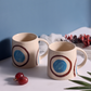 Blue & Brown Ring Mug
