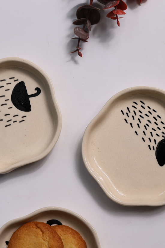 Dessert plates handmade ceramic 