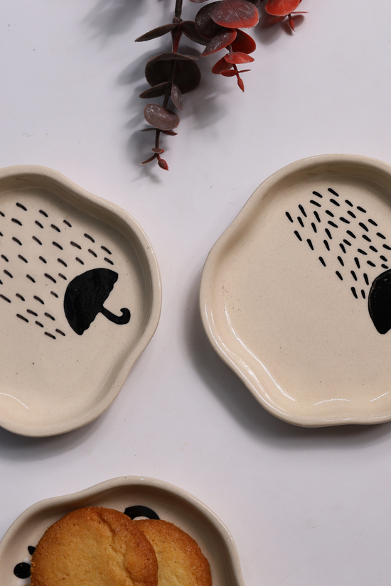 Umbrella Handmade Dessert Plates
