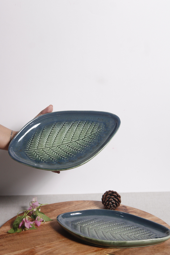 Handmade ceramic platter 