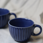 Blue chai cups set of two