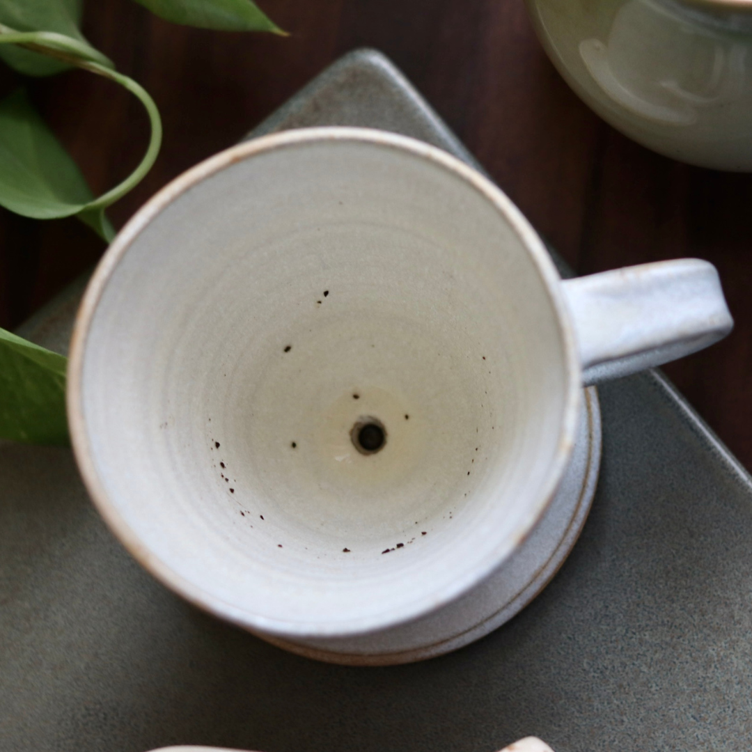 Kitchenware coffee filter handmade ceramic 