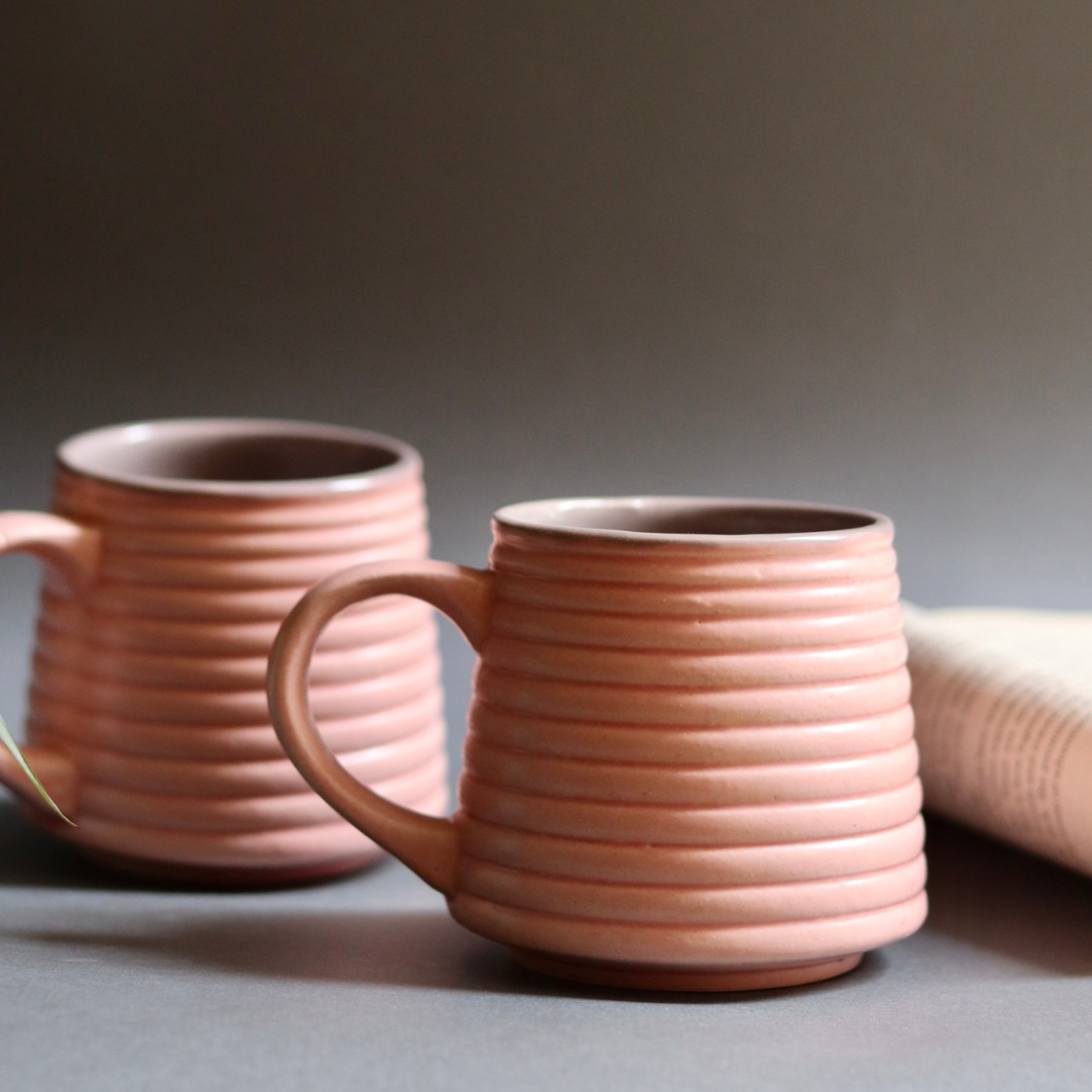 Pink & Grey Coffee Mug
