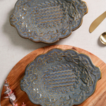 Slate Grey Textured Platters