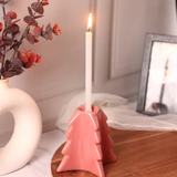 Christmas Tree Candle Stand- Pink
