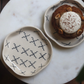 Crosses -  Handmade Dessert Plate