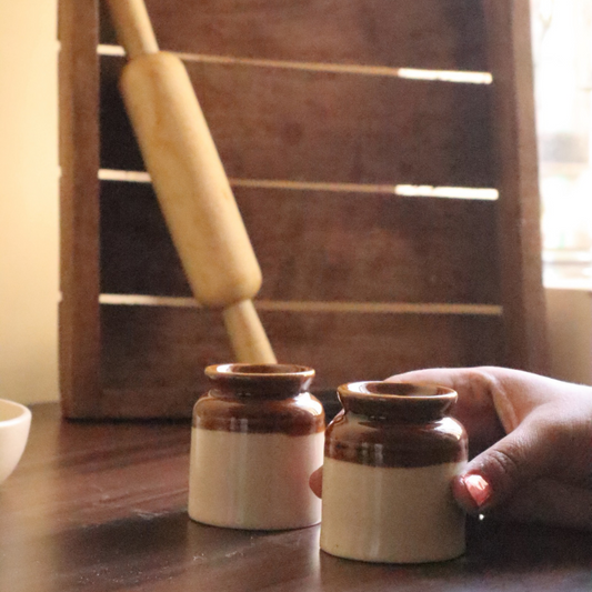 Old School Salt & Pepper Shakers