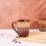 Ceramic coffee mug brown 