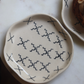 Crosses -  Handmade Dessert Plate
