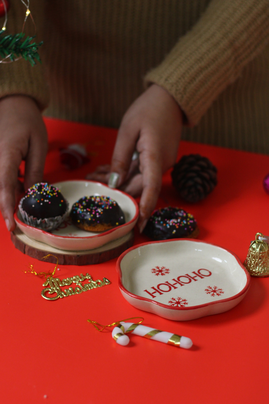 Ceramic dessert plate 