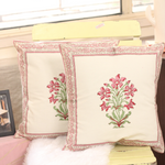 Pink Peony Cushion Cover