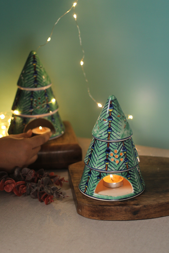 Handmade ceramic christmas tree