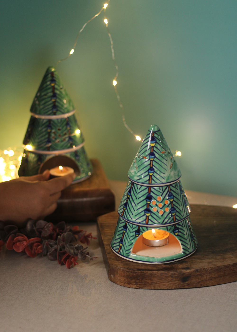 Handmade ceramic christmas tree