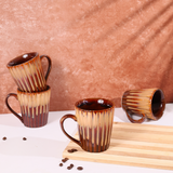 Shaded Brown Coffee Mugs 