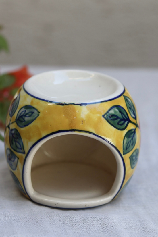 Tea light diffuser handmade ceramic