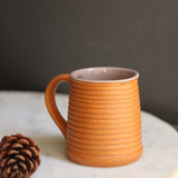 Rust & Grey Coffee Mug - Tall Size 