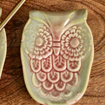 Olive spoon rest olive red