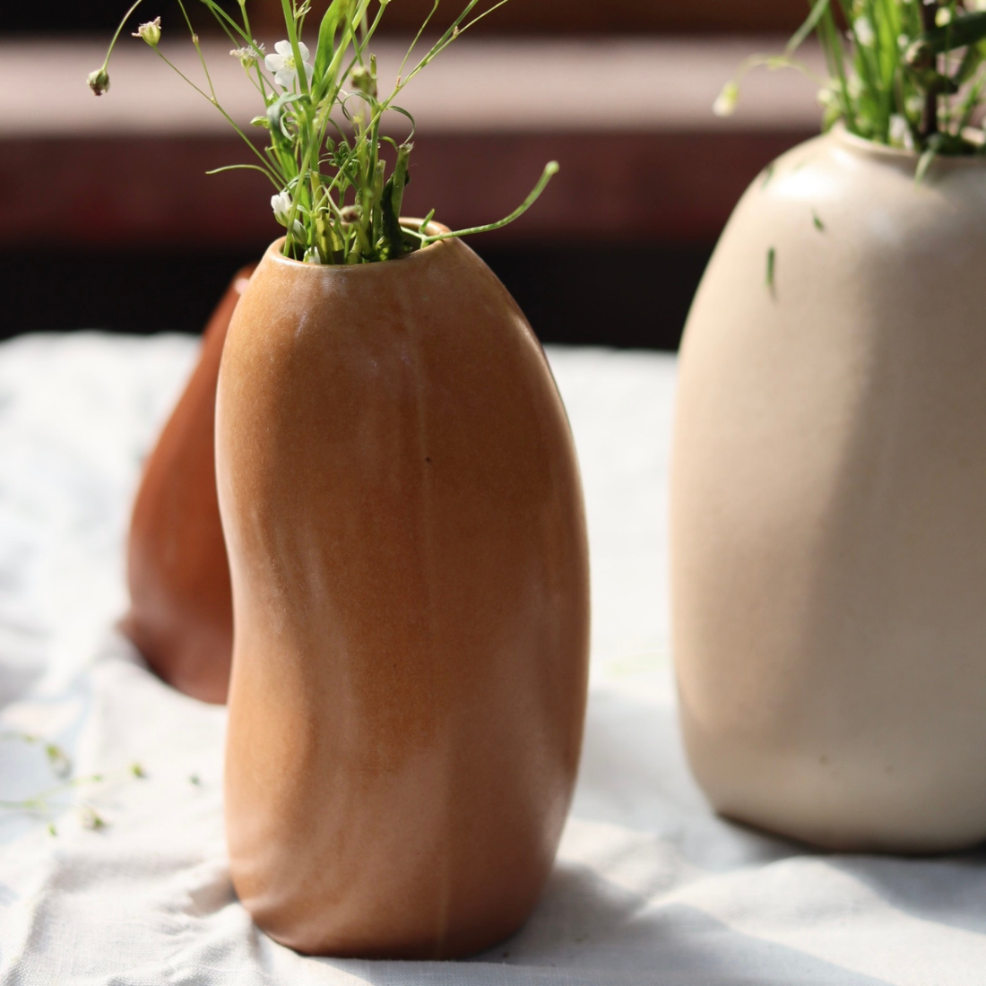 Handmade mistif rust vase