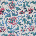 Handprinted table runner 
