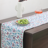 Pink Jhaal Block Print Table Runner