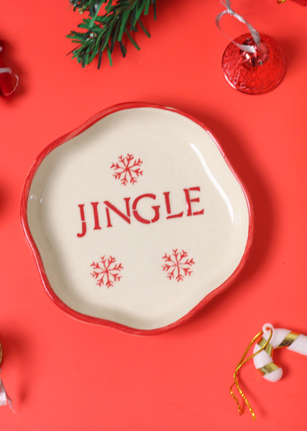 Jingle Handmade Dessert Plate