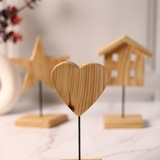 Wooden Heart Stand