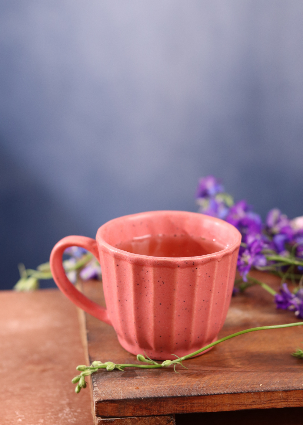 Ceramic tea cup with tea